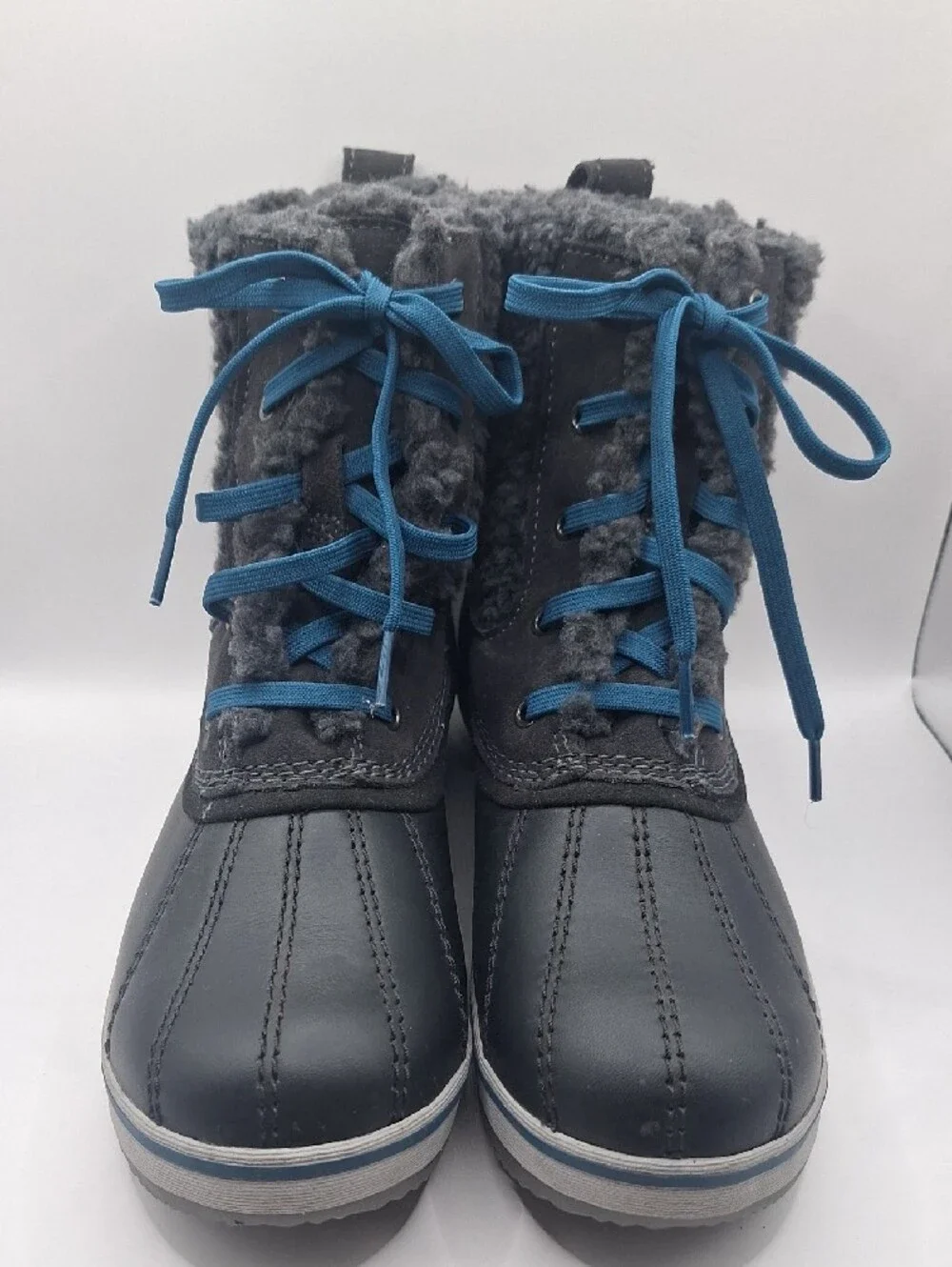 L.L. Bean Rangeley Pac Boots Ankle Insulated Waterproof Black Gray